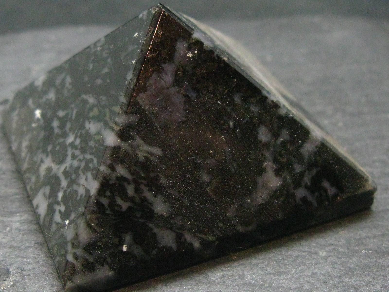 Rare Mystic Merlinite Pyramid From Indian Ocean - 1.7"
