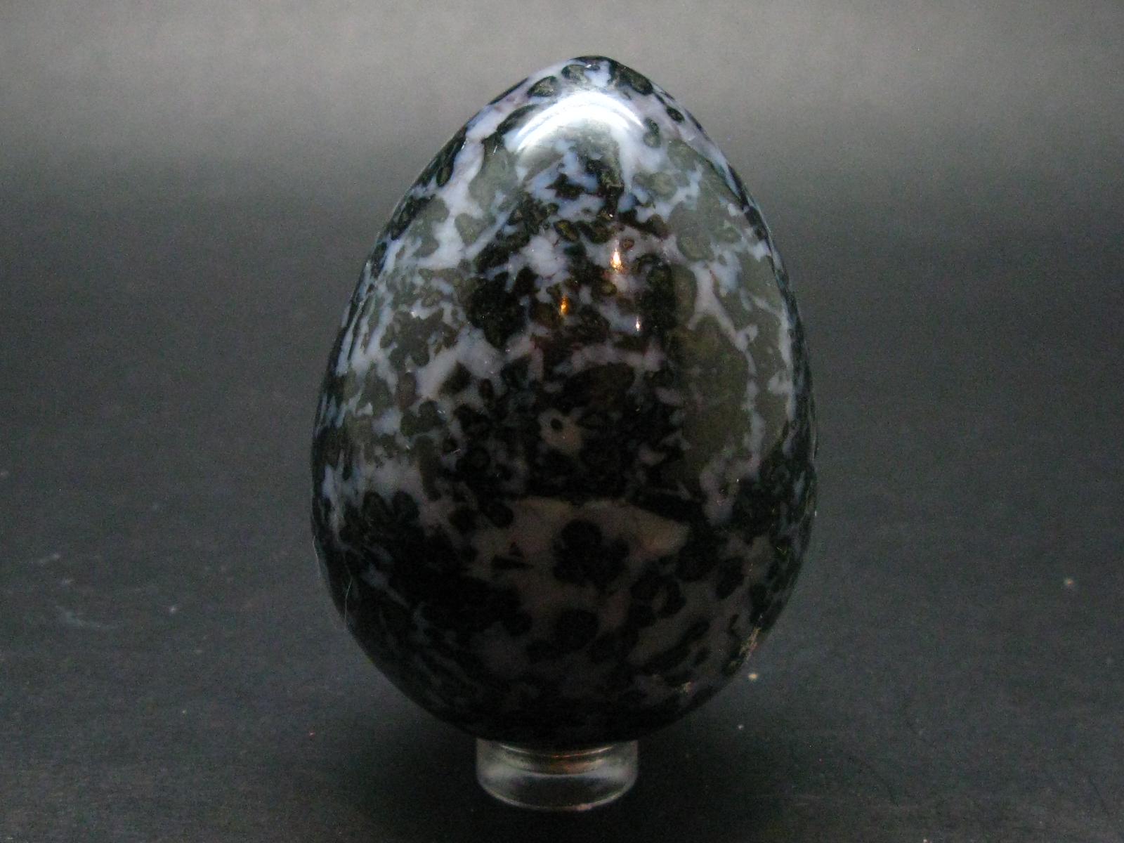 Rare Gabbro Mystic Merlinite Egg From Indian Ocean - 2.5" - 220.78 Grams