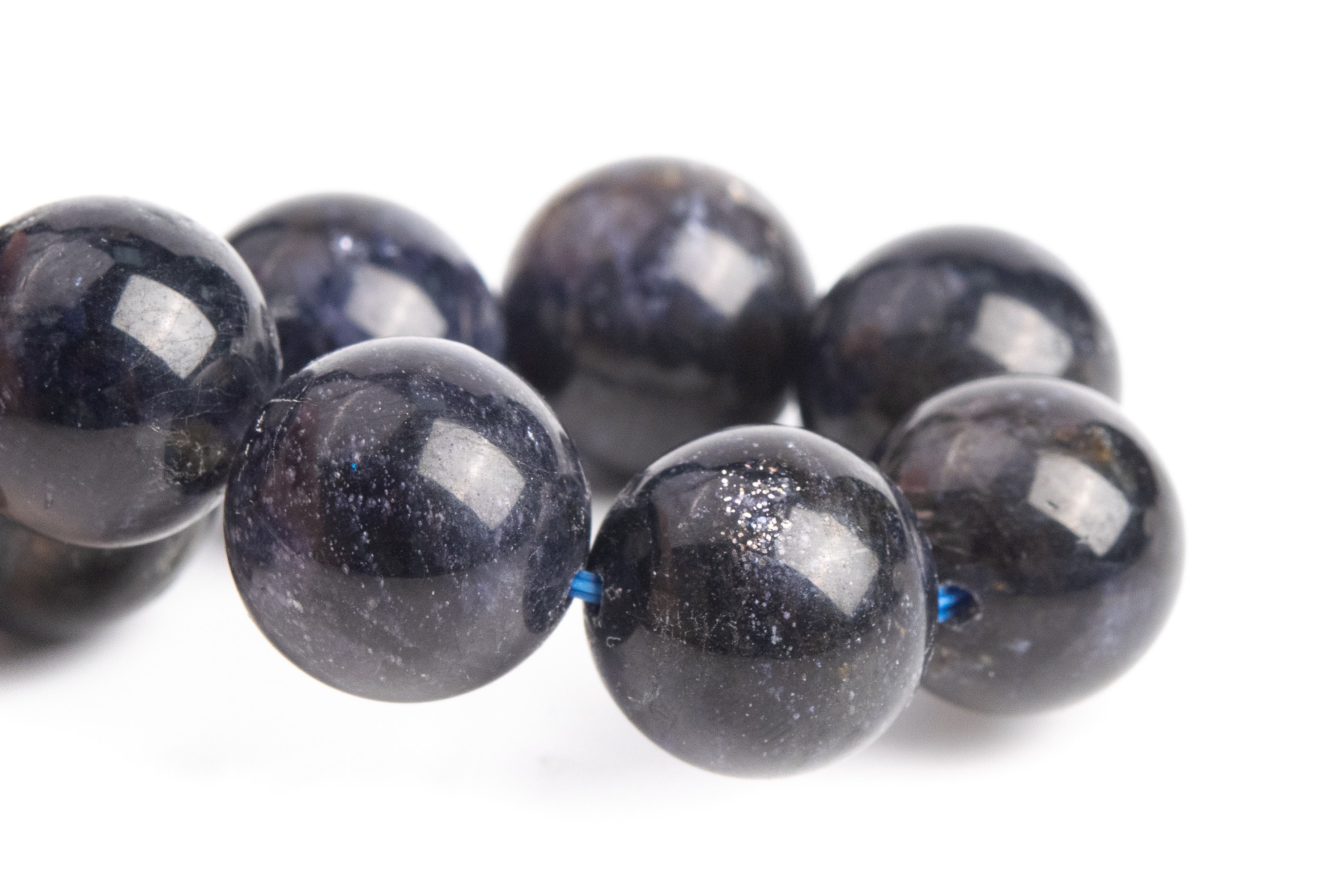 11-12mm Iolite Beads Black Purple Bracelet Grade Aa Genuine Natural Round Gemstone 8" (121318h-3686) 11-12mm Iolite Beads Black Purple Bracelet Grade Aa Genuine Natural Round Gemstone 8" (121318h-3686)