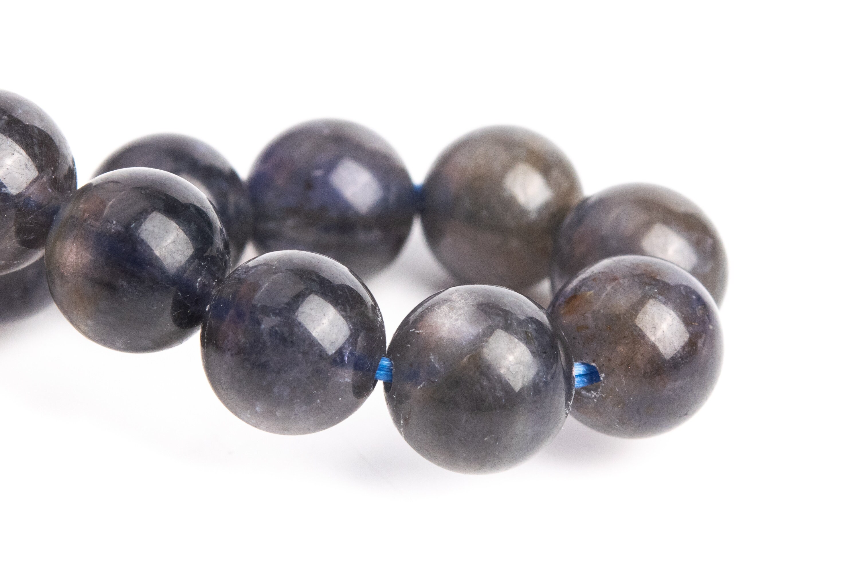 7mm Iolite Beads Deep Gray Purple Bracelet Grade Aa+ Genuine Natural Round Gemstone 6.5" (121255h-3450) 7mm Iolite Beads Deep Gray Purple Bracelet Grade Aa+ Genuine Natural Round Gemstone 6.5" (121255h-3450)