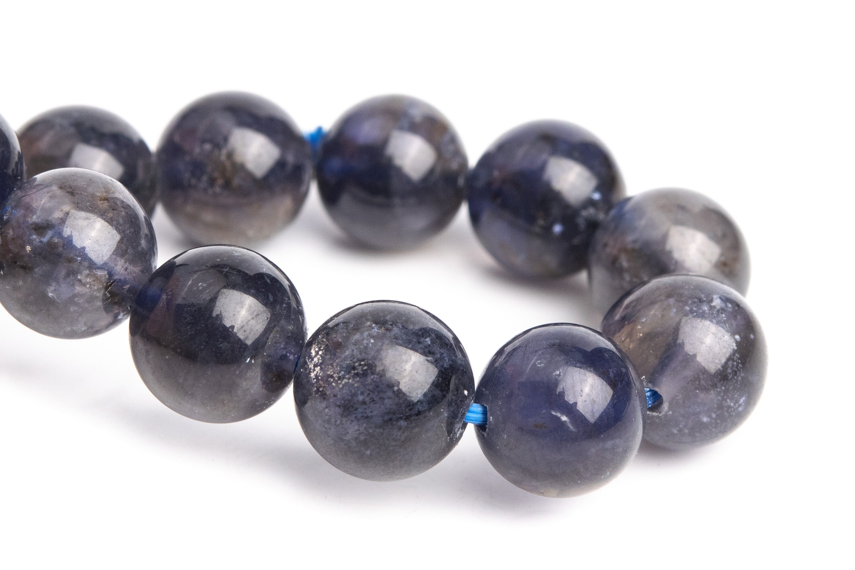 8-9mm Iolite Beads Black Blue Bracelet Grade Aaa Genuine Natural Round Gemstone 6" (121201h-3104) 8-9mm Iolite Beads Black Blue Bracelet Grade Aaa Genuine Natural Round Gemstone 6" (121201h-3104)