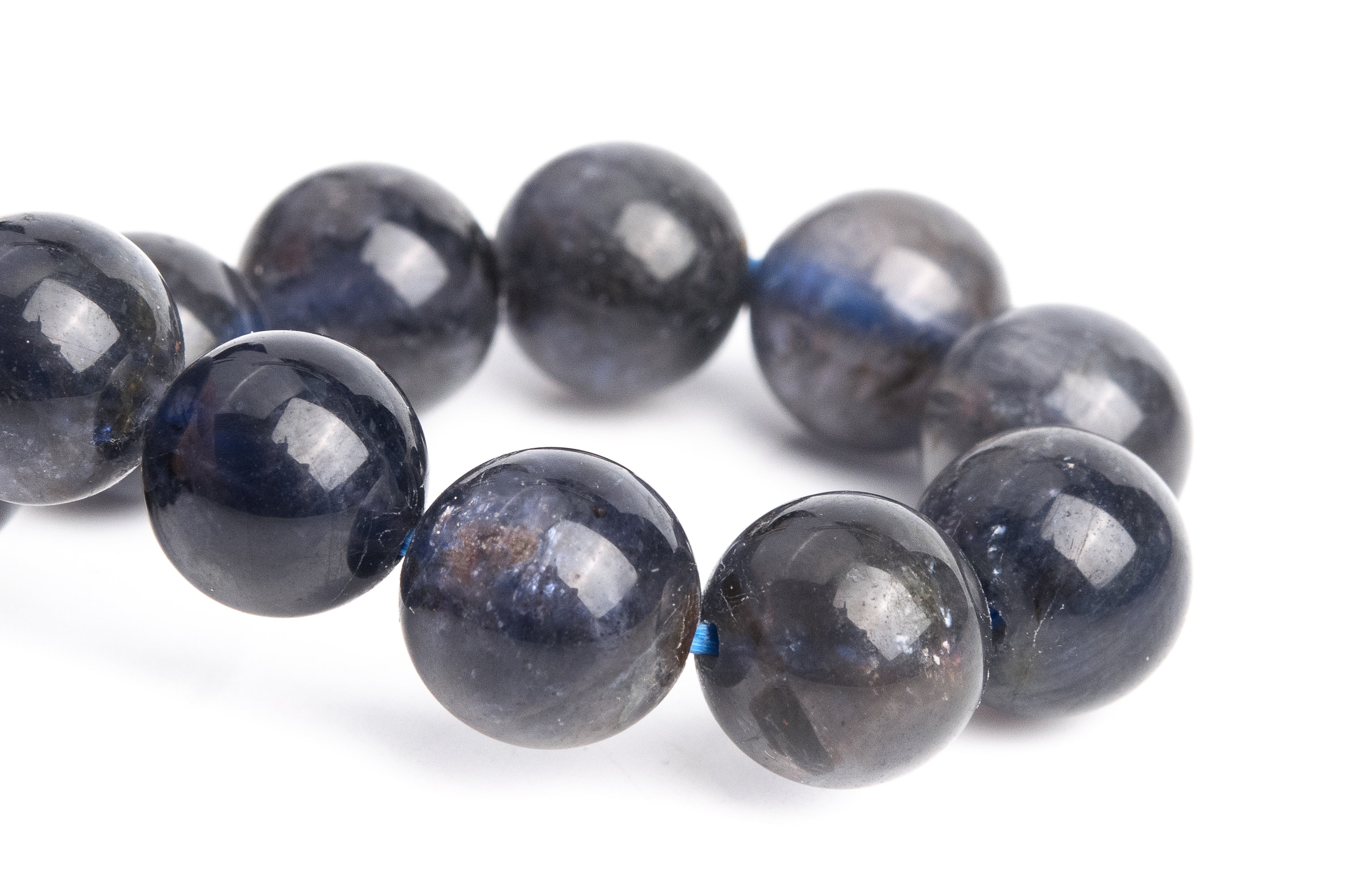 8-9mm Iolite Beads Black Blue Bracelet Grade Aa+ Genuine Natural Round Gemstone 6" (121200h-3104) 8-9mm Iolite Beads Black Blue Bracelet Grade Aa+ Genuine Natural Round Gemstone 6" (121200h-3104)