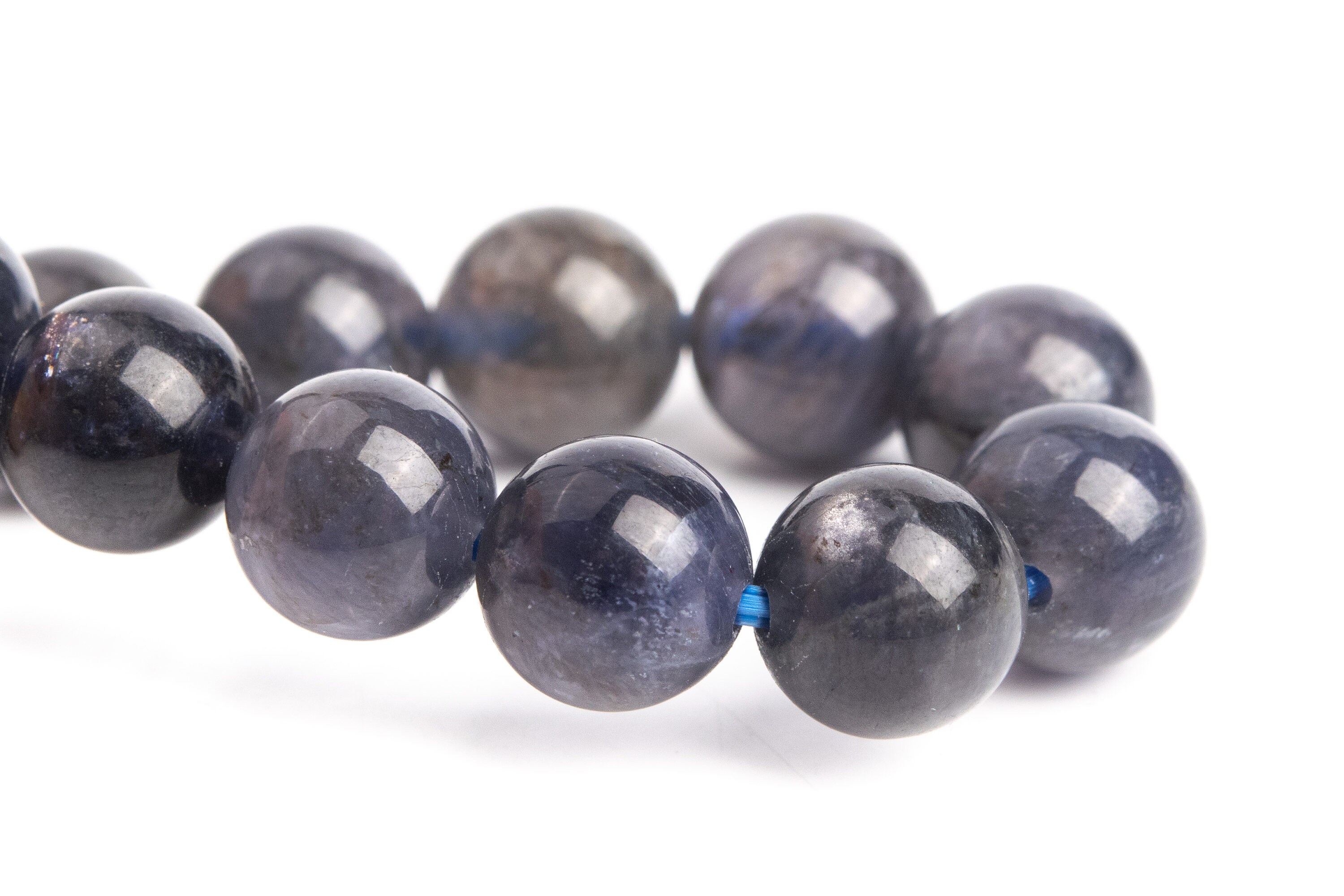 8mm Iolite Beads Deep Gray Purple Bracelet Grade Aa+ Genuine Natural Round Gemstone 7" (121275h-3450) 8mm Iolite Beads Deep Gray Purple Bracelet Grade Aa+ Genuine Natural Round Gemstone 7" (121275h-3450)