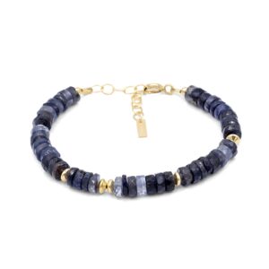 Iolite heishi bracelet | [EBIP1793] 6mm Iolite bracelet Iolite beaded bracelet  | iolite beaded bracelet } iolite