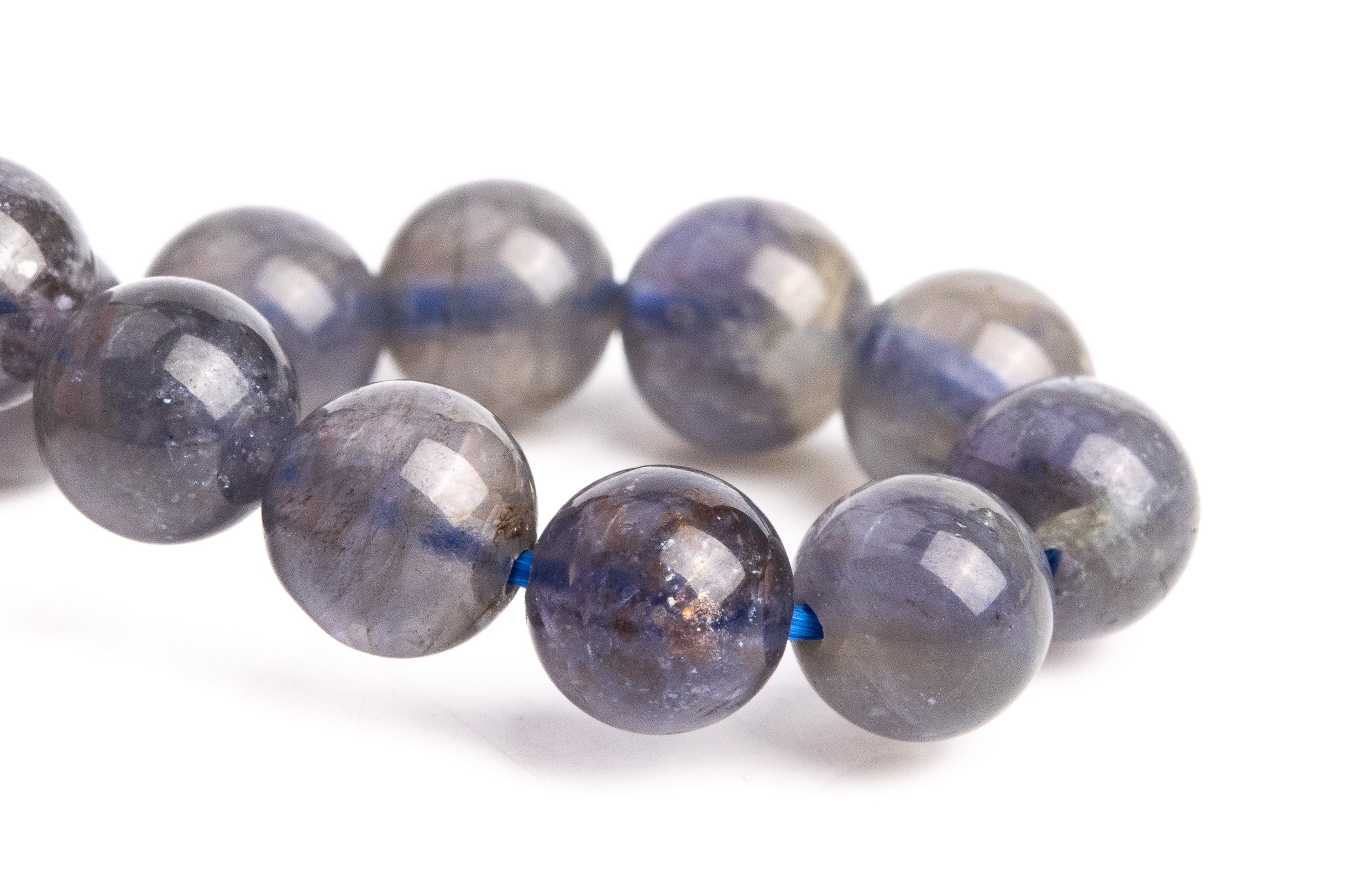 Only One 7-8mm Iolite Beads Gray Purple Bracelet Grade Aa Genuine Natural Round Gemstone 7" (121263h-3450) Only One 7-8mm Iolite Beads Gray Purple Bracelet Grade Aa Genuine Natural Round Gemstone 7" (121263h-3450)