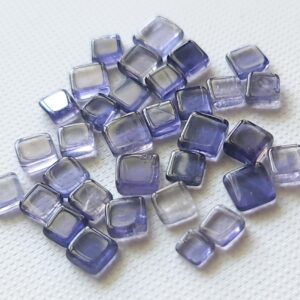 4-6mm Iolite Square Cabochons, Natural Loose Iolite Plain Smooth Square Cabochons For Jewelry (25pcs To 50pcs Option) - Psg338 4-6mm Iolite Square Cabochons, Natural Loose Iolite Plain Smooth Square Cabochons For Jewelry (25pcs To 50pcs Option) - Psg338