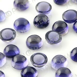 Iolite Cabochon 8mm Round - Per Stone Iolite Cabochon 8mm Round - Per Stone