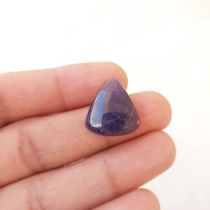 Pear Iolite Cabochon: 16.6 Carat Natural Gemstone (20x18x7 MM) Pear Iolite Cabochon: 16.6 Carat Natural Gemstone (20x18x7 MM)
