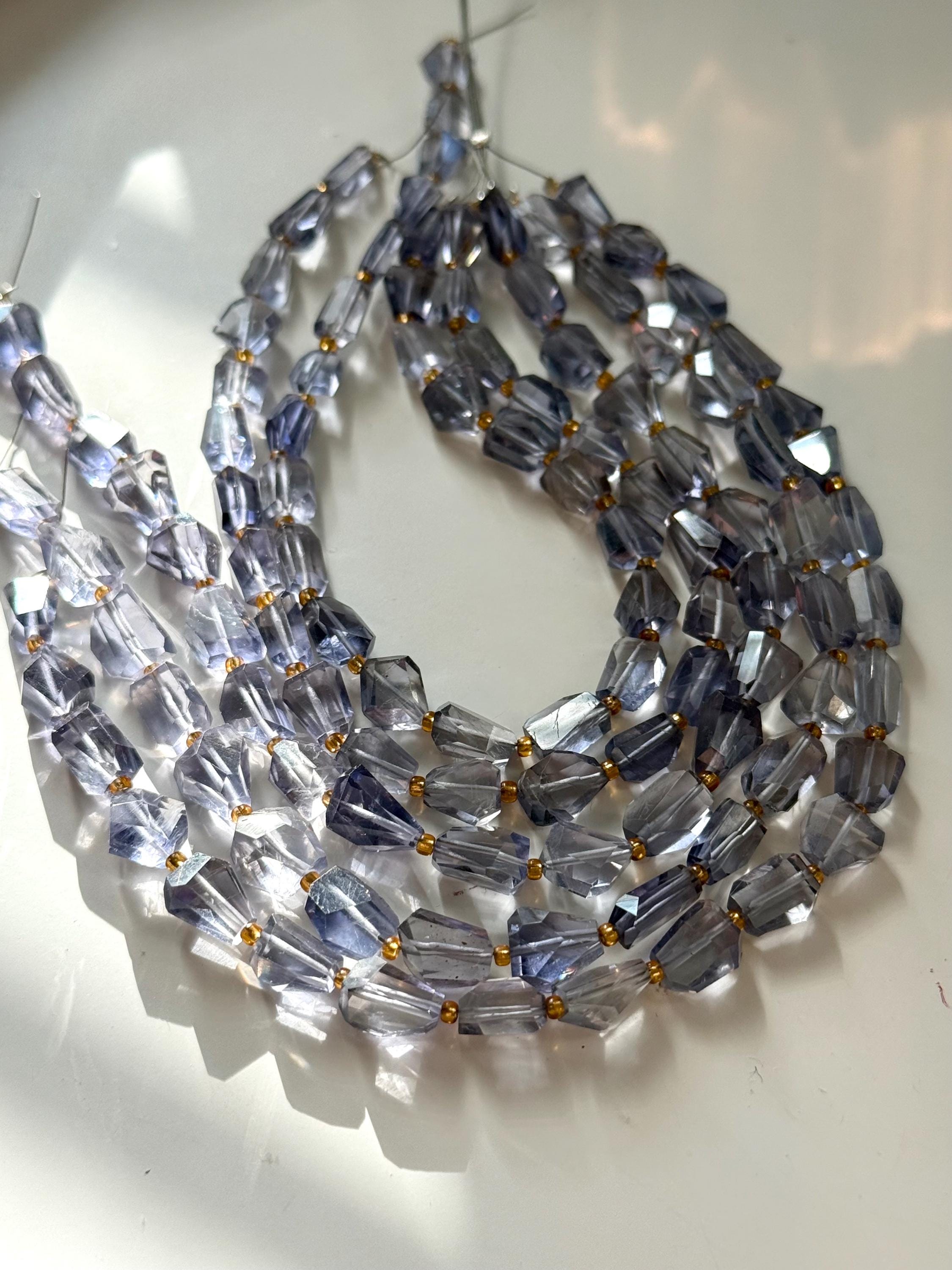 Iolite Faceted Nuggets Lite