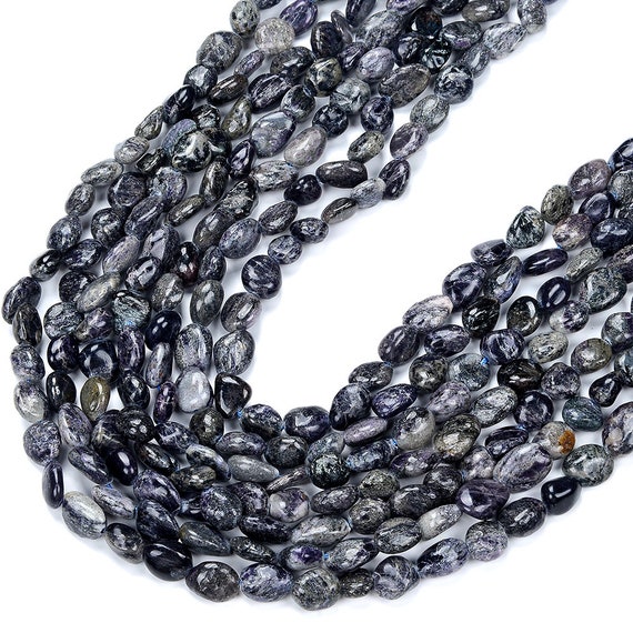 Natural Iolite Gemstone Pebble Nugget 8-9mm 8-10mm Loose Beads Bulk Lot 1,2,6,12 And 50 (d413) Natural Iolite Gemstone Pebble Nugget 8-9mm 8-10mm Loose Beads Bulk Lot 1,2,6,12 And 50 (d413)