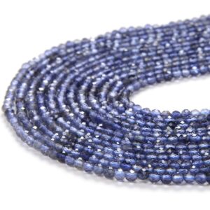 2MM Natural Iolite Gemstone Grade AAA Micro Faceted Round Beads 15.5 inch Full Strand BULK LOT 1,2,6,12 and 50 (80009197-P25) 2MM Natural Iolite Gemstone Grade AAA Micro Faceted Round Beads 15.5 inch Full Strand BULK LOT 1,2,6,12 and 50 (80009197-P25)