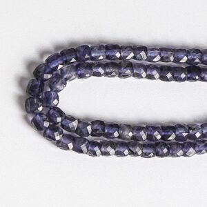 4MM Dark Blue Iolite Beads Faceted Cube Genuine Natural Gemstone Loose Beads 15"/7.5" Bulk Lot Options (111754) 4MM Dark Blue Iolite Beads Faceted Cube Genuine Natural Gemstone Loose Beads 15"/7.5" Bulk Lot Options (111754)