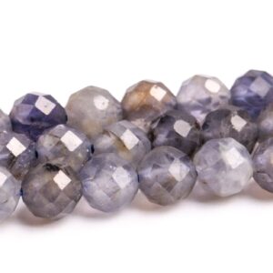 5MM Gray Purple Iolite Beads Grade A Genuine Natural Gemstone Faceted Round Loose Beads 15.5" 7.5" Bulk Lot Options (118943) 5MM Gray Purple Iolite Beads Grade A Genuine Natural Gemstone Faceted Round Loose Beads 15.5" 7.5" Bulk Lot Options (118943)