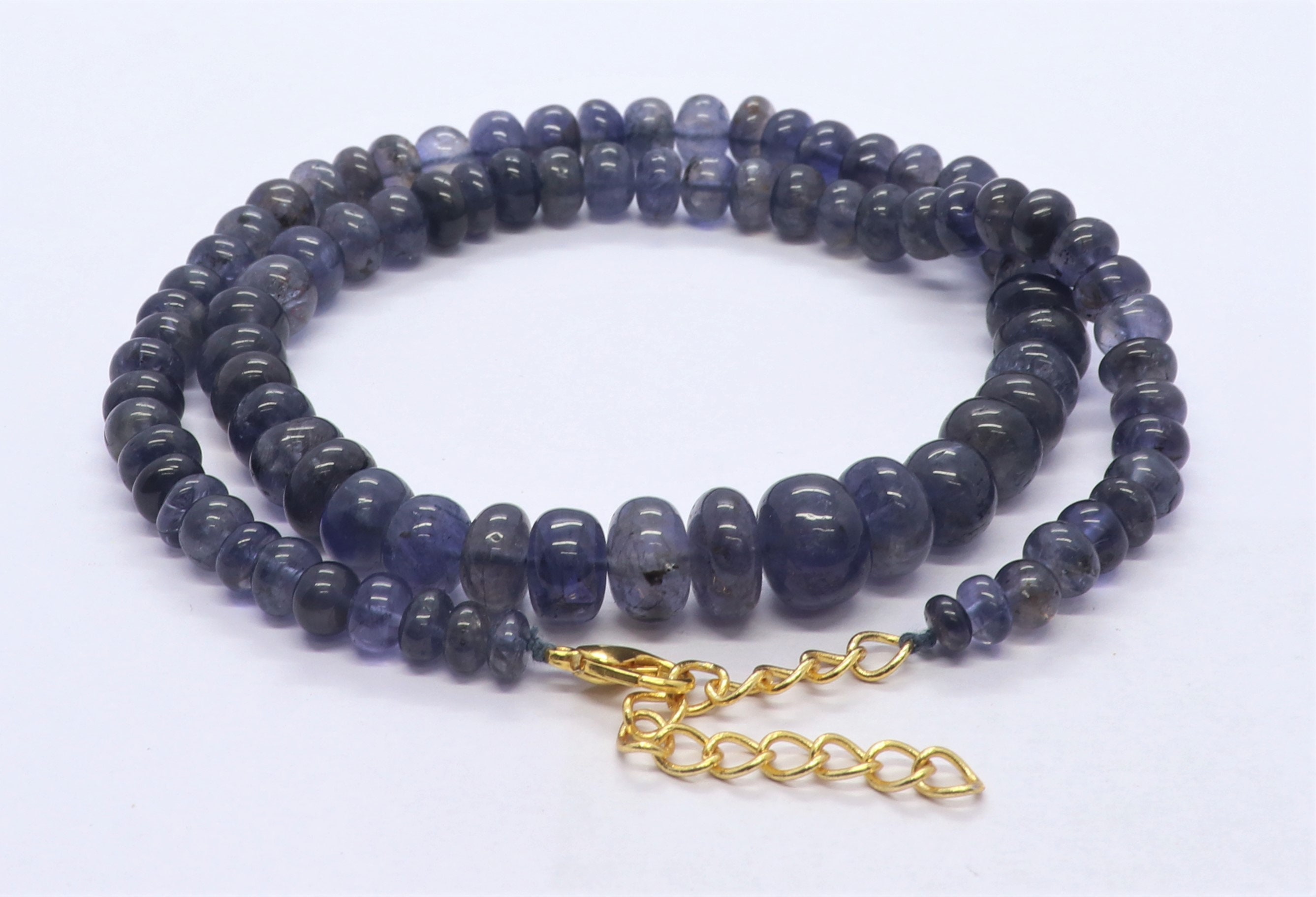 Aaa Natural Iolite Smooth Rondelle Beads, 5.5-10 Mm Iolite Gemstone Beads, 18 Inch Iolite Plain Rondelle Necklace, Iolite Gemstone Beads Aaa Natural Iolite Smooth Rondelle Beads, 5.5-10 Mm Iolite Gemstone Beads, 18 Inch Iolite Plain Rondelle Necklace, Iolite Gemstone Beads