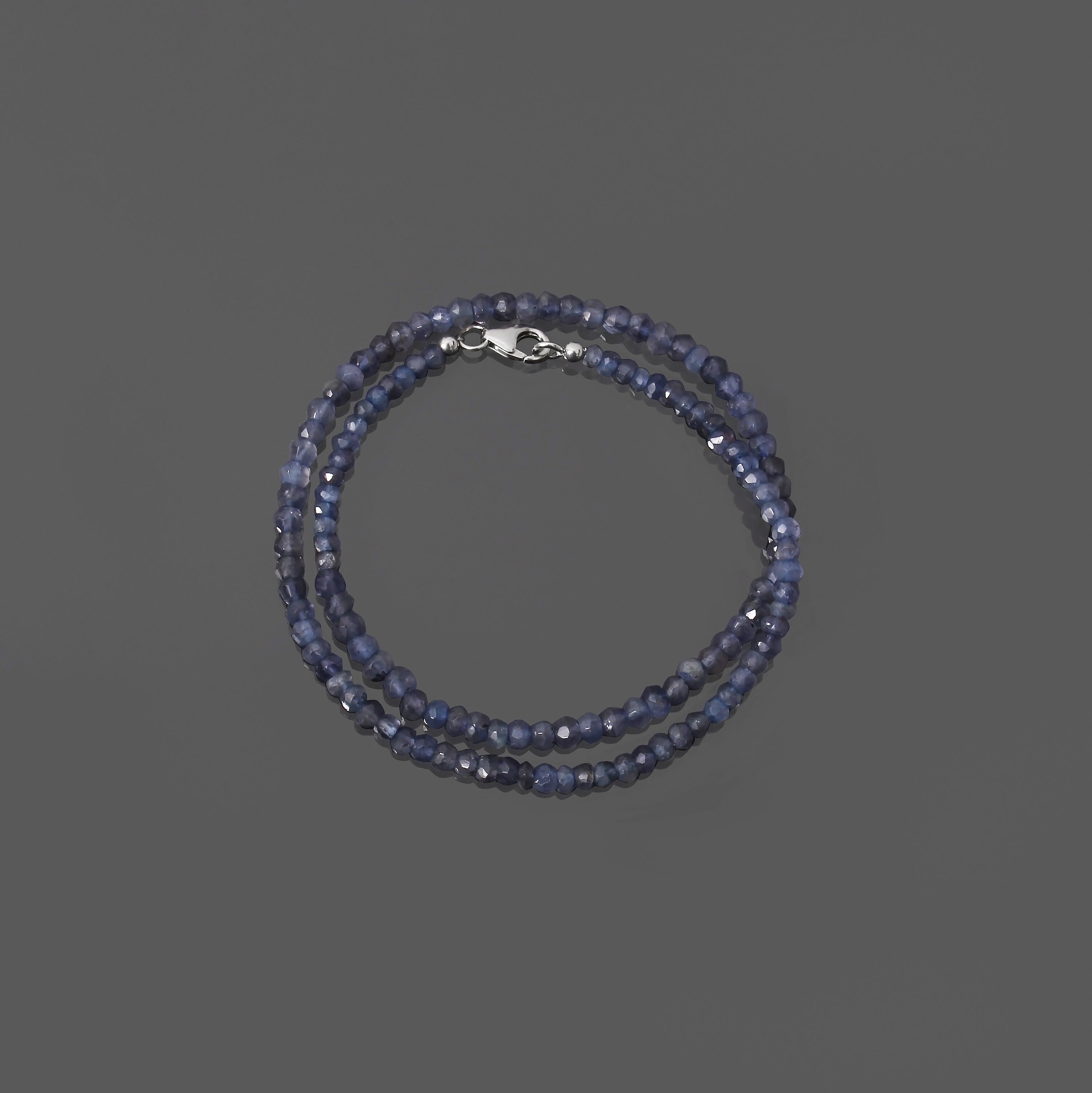 Iolite Gemstone Faceted Roundel Beads Necklace,4-4.5mm Iolite Rondelle Beaded Necklace, Handmade Iolite Semi Precious Beads Necklace Jewelry Iolite Gemstone Faceted Roundel Beads Necklace,4-4.5mm Iolite Rondelle Beaded Necklace, Handmade Iolite Semi Precious Beads Necklace Jewelry