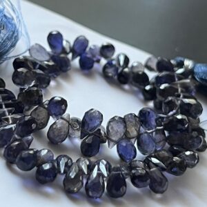 Iolite Faceted Drops - Smaller