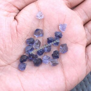 50 Iolite Raw Gemstones: Natural Rough Blue Mineral (6-8 MM) 50 Iolite Raw Gemstones: Natural Rough Blue Mineral (6-8 MM)