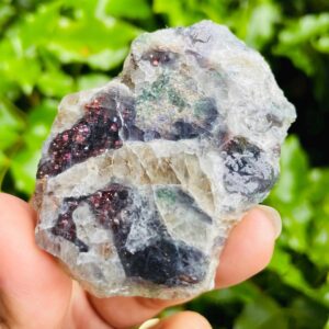 Bloodshot Iolite Crystal Slab (31.2G) Iolite with Cordierite Water Sapphire Stone, Multi Gemstone Plate Slab Specimen NATURAL Bloodshot Iolite Crystal Slab (31.2G) Iolite with Cordierite Water Sapphire Stone, Multi Gemstone Plate Slab Specimen NATURAL