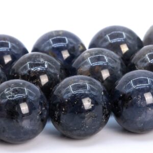 10-11MM Iolite Beads Dark Blue Grade AA Genuine Natural Gemstone Round Loose Beads 15"/7.5" Bulk Lot Options (116510) 10-11MM Iolite Beads Dark Blue Grade AA Genuine Natural Gemstone Round Loose Beads 15"/7.5" Bulk Lot Options (116510)