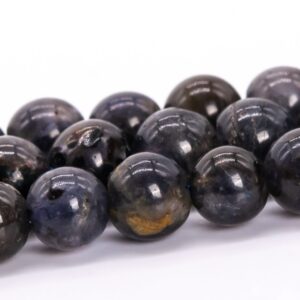 5MM Iolite Beads Black Purple Grade A Genuine Natural Gemstone Full Strand Round Loose Beads 15" (116488-1867) 5MM Iolite Beads Black Purple Grade A Genuine Natural Gemstone Full Strand Round Loose Beads 15" (116488-1867)