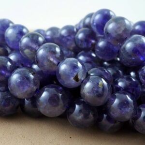 Iolite Beads (Round)(Smooth)(6mm)(8mm)(10mm)(16"Strand) Iolite Beads (Round)(Smooth)(6mm)(8mm)(10mm)(16"Strand)