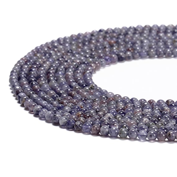 Natural Iolite Gemstone Grade Aa Round 3mm 4mm 5mm 6mm Loose Beads 15 Inch Full Strand Bulk Lot 1,2,6,12 And 50 (p117) Natural Iolite Gemstone Grade Aa Round 3mm 4mm 5mm 6mm Loose Beads 15 Inch Full Strand Bulk Lot 1,2,6,12 And 50 (p117)