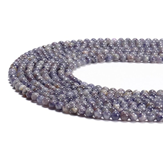 Natural Iolite Gemstone Grade A Round 3mm 4mm 5mm 6mm Loose Beads 15 Inch Full Strand Bulk Lot 1,2,6,12 And 50 (p117) Natural Iolite Gemstone Grade A Round 3mm 4mm 5mm 6mm Loose Beads 15 Inch Full Strand Bulk Lot 1,2,6,12 And 50 (p117)