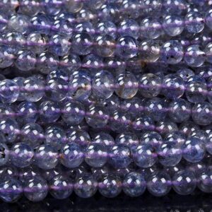 Natural Iolite Gemstone Grade AA Round 3MM 4MM 5MM 6MM 7MM Loose Beads BULK LOT 1,2,6,12 and 50 (D448) Natural Iolite Gemstone Grade AA Round 3MM 4MM 5MM 6MM 7MM Loose Beads BULK LOT 1,2,6,12 and 50 (D448)