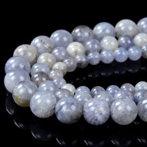 Natural Iolite Lavender Blue Gemstone Grade A Round 6MM 8MM 10MM Loose Beads BULK LOT 1,2,6,12 and 50 (D200) Natural Iolite Lavender Blue Gemstone Grade A Round 6MM 8MM 10MM Loose Beads BULK LOT 1,2,6,12 and 50 (D200)
