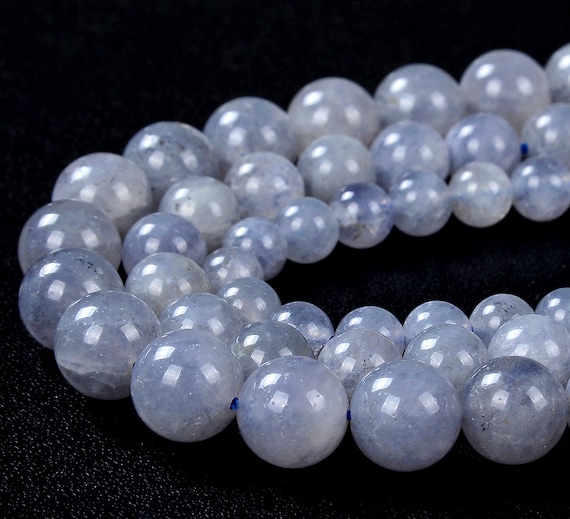 Rare Natural Iolite Light Blue Gemstone Grade Aaa Round 6mm 7mm 8mm 9mm 10mm Loose Beads Bulk Lot 1,2,6,12 And 50 (d159)