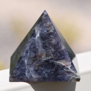 Beautiful Deep Blue Iolite Pyramid