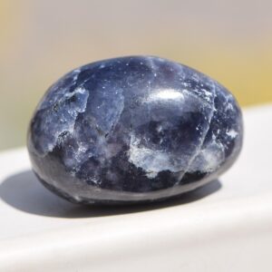 Deep Blue Iolite Pebble Deep Blue Iolite Pebble