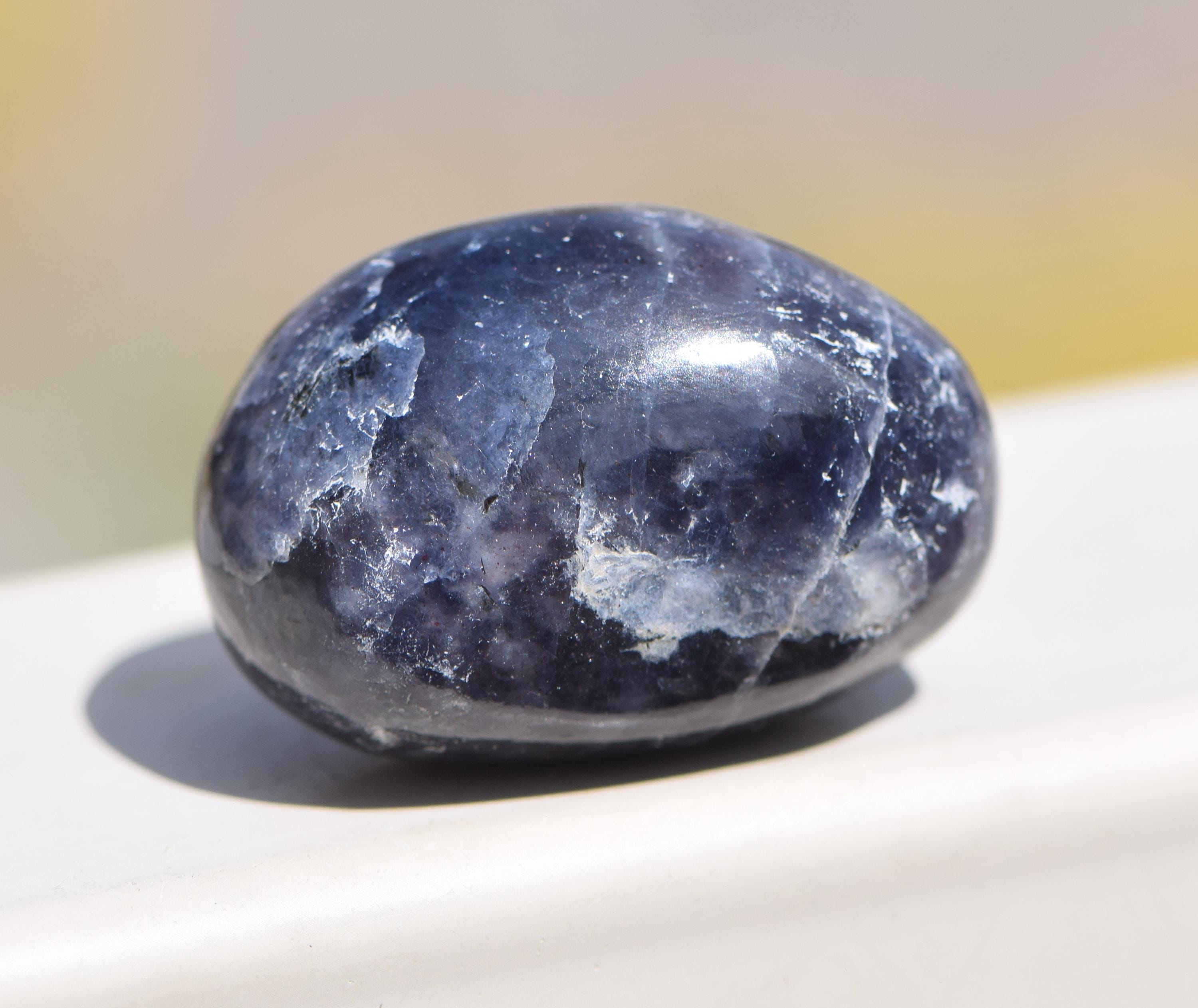 Deep Blue Iolite Pebble