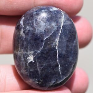 Small Iolite Palm Stone Small Iolite Palm Stone
