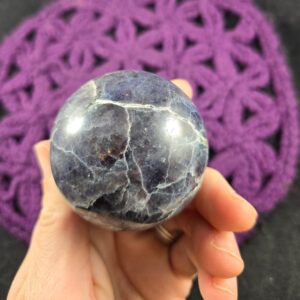 Iolite Sphere Crystal Ball Stones 51mm Carved Crystals Polished Blue Iolite India Choose Your Stand Iolite Sphere Crystal Ball Stones 51mm Carved Crystals Polished Blue Iolite India Choose Your Stand