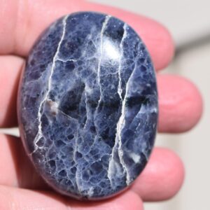 Super Gemmy Iolite Palm Stone Super Gemmy Iolite Palm Stone