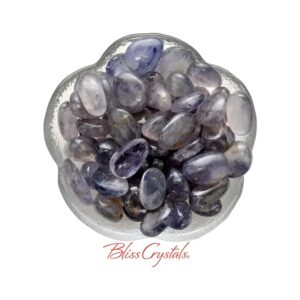 Iolite Light Blue Tumbled Stone Water Sapphire Mineral #bt76 Iolite Light Blue Tumbled Stone Water Sapphire Mineral #bt76