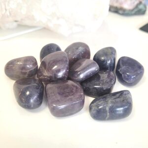 Iolite Crystal Tumble Stone • Natural Polished Stone • Ethically Sourced