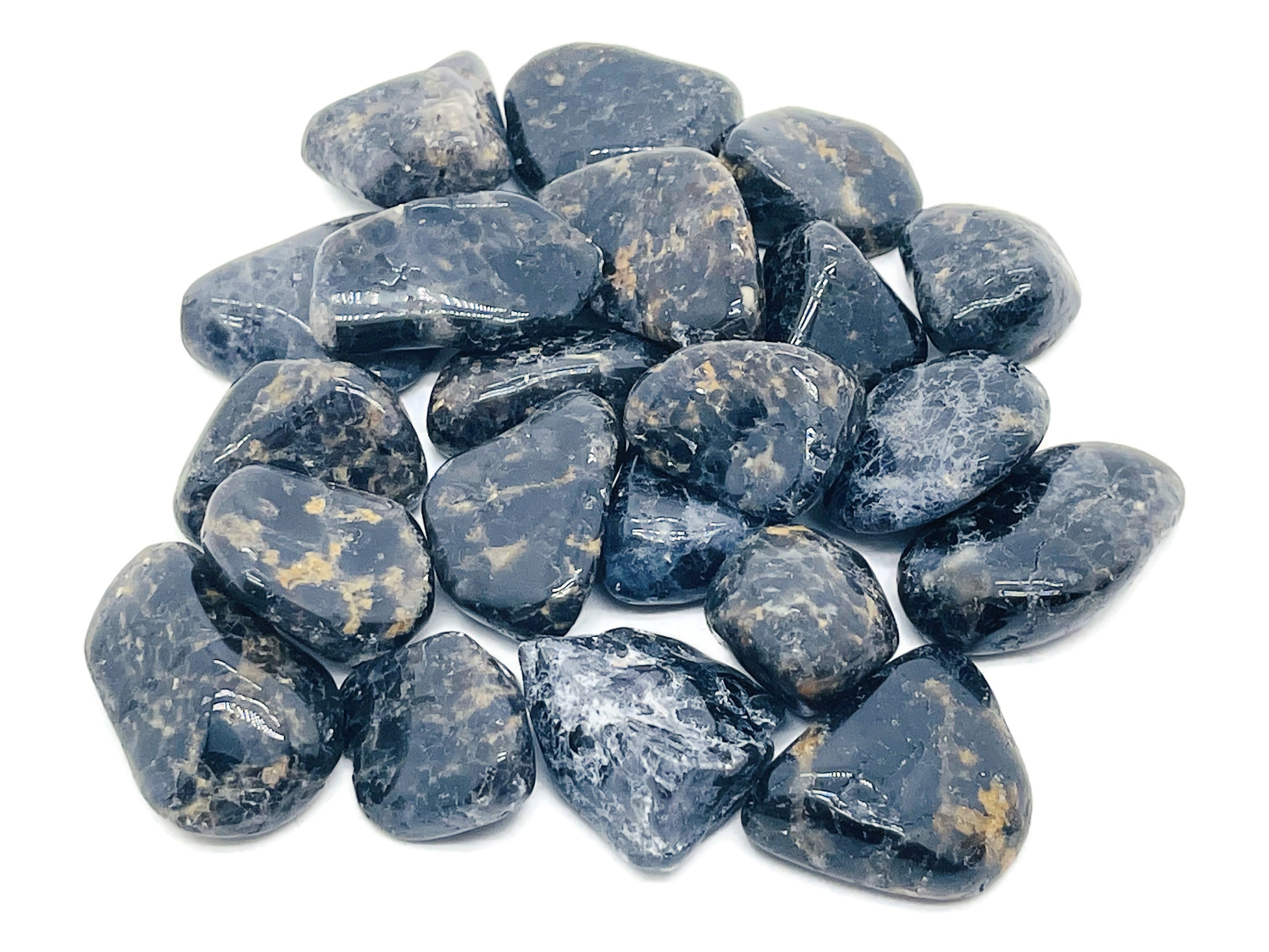 Iolite Tumbled Stone – Iolite Crystal - Genuine Polished – Tu1200 Iolite Tumbled Stone – Iolite Crystal - Genuine Polished – Tu1200