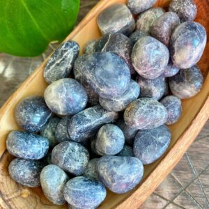 Iolite Tumbled Stone | Water Sapphire | Vikings Compass | Rare Gemstone Crystal