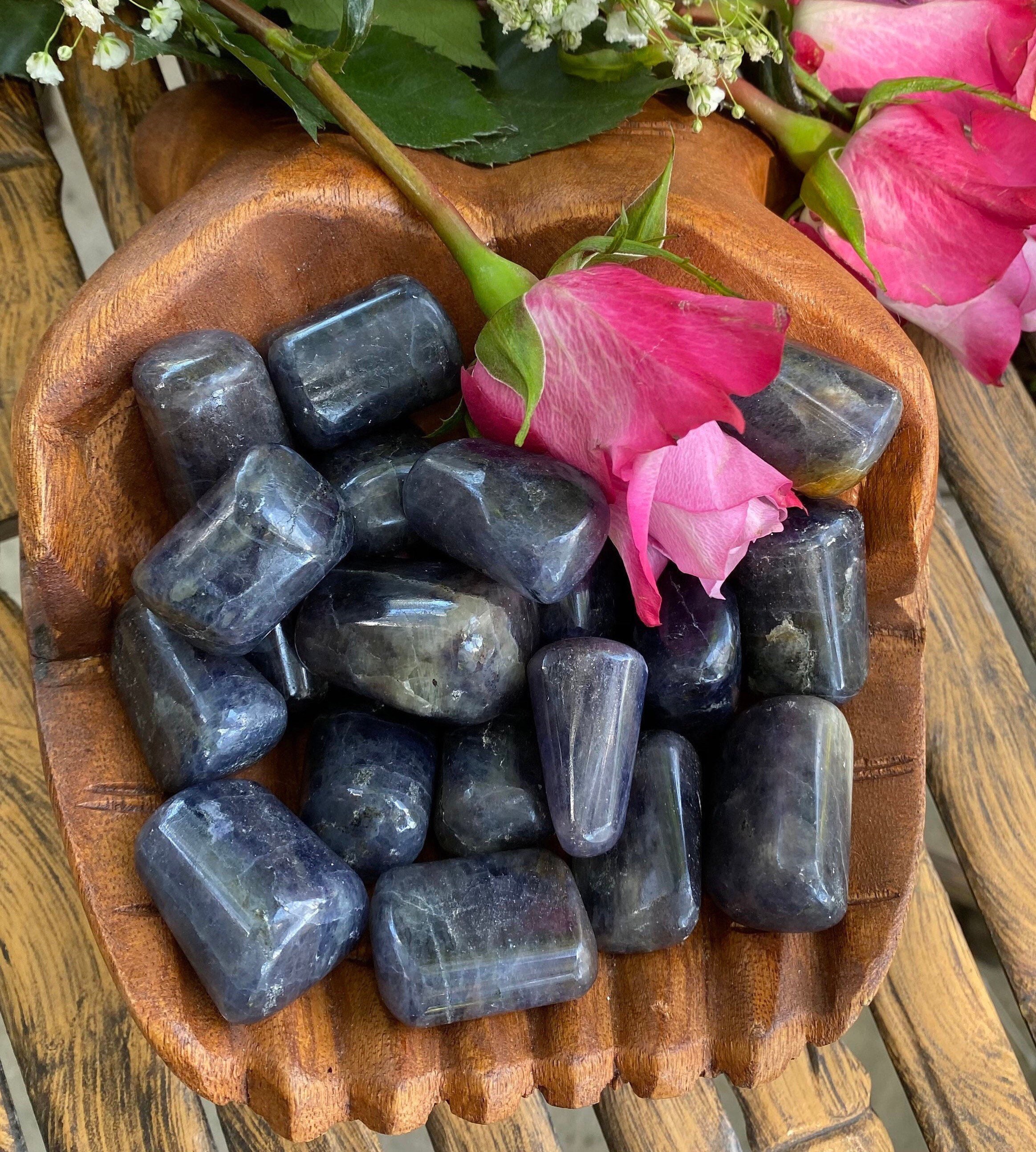 Iolite Tumble, Iolite, Qty. 1 Large Tumble Iolite Tumble, Iolite, Qty. 1 Large Tumble