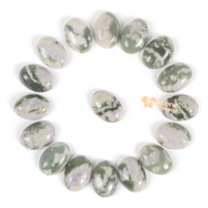 18mm Peace Jade gemstone oval cab cabochon