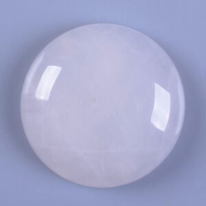 30mm White jade round flatback cab cabochon