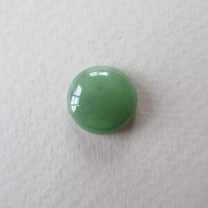 Siberian Jade Cabochon Green Nephrite Round #4