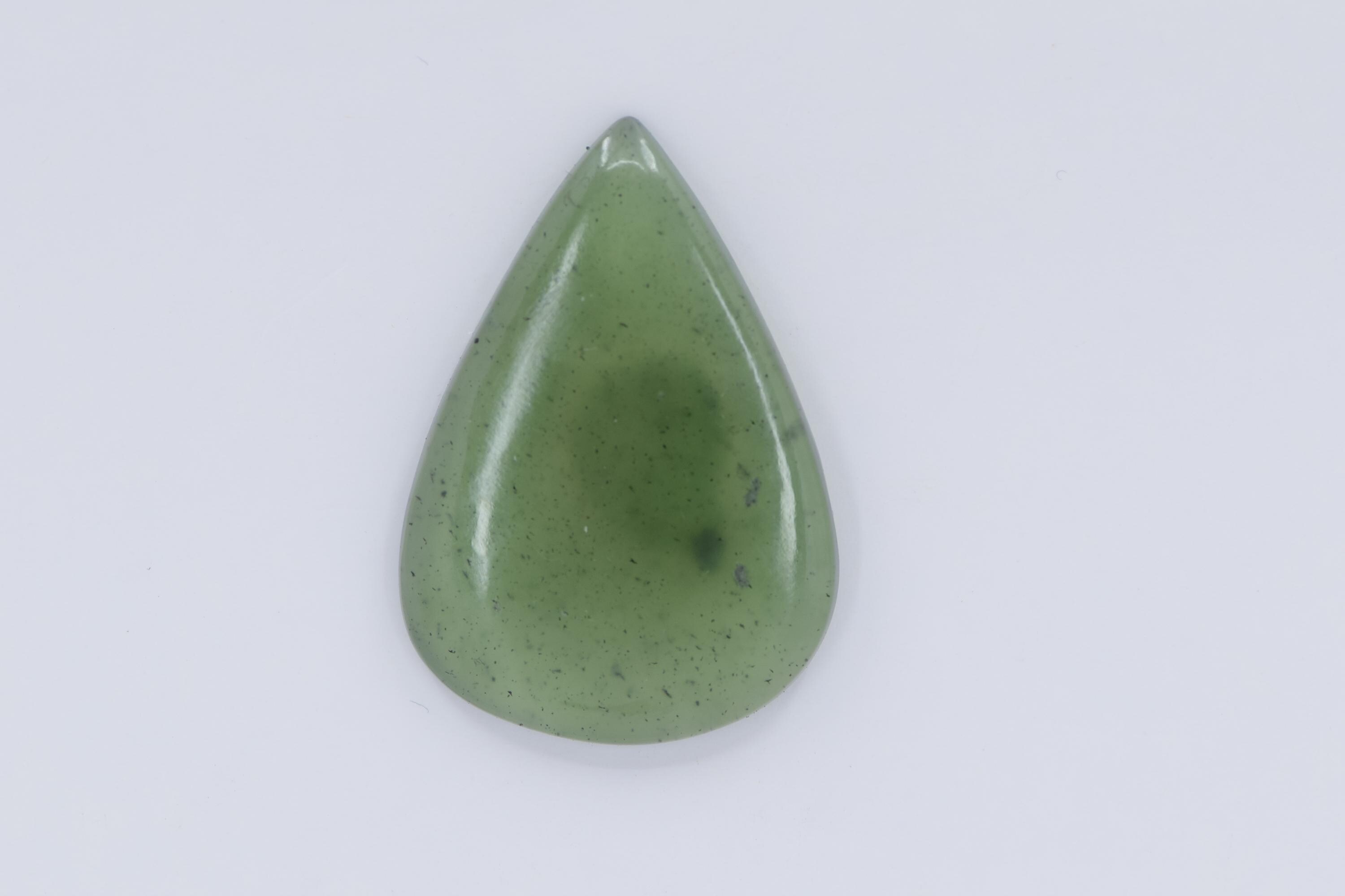 Green Nephrite Jade Cabochon