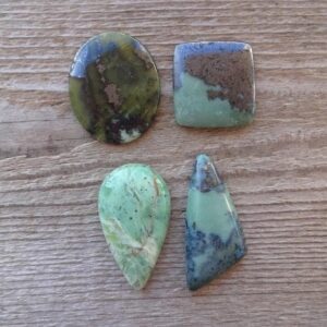Hantigyrite Teisky Jade Cabochon, Rarest Stones Cabochon, Green Gemstone Cabochons