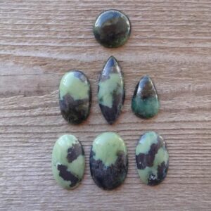 Rare Hantigyrite Teisky Jade Cabochon, Rare Russian Stones, Gemstone Cabochon For Jewelry Making