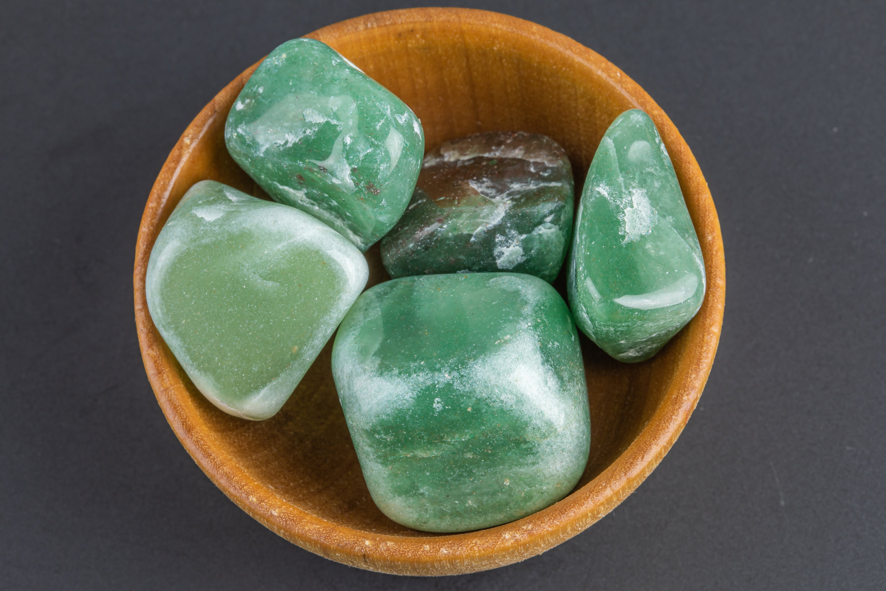 Natural Jade Tumbled Nuggets- 100 Grams-3.5 Ounces - .5 Inch-1.5 Inch Size