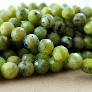 Canadian Jade (round)(faceted)(6mm)(16"strand)