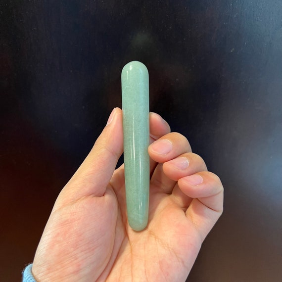 Jade Facial Massage Wand, Cold Therapy Stick